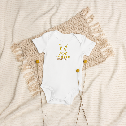 Kids/Baby Organic cotton baby bodysuit/CUDDLE